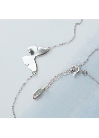 SREBRNA BRANSOLETKA MOTYLEK SREBRO 925 RODOWANE