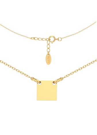 ZŁOTA BRANSOLETKA KWADRACIK...