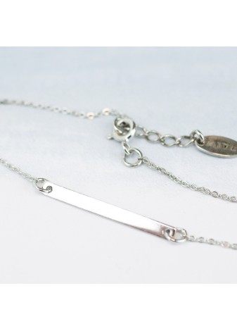 SREBRNA BRANSOLETKA KLASYCZNA REGULOWANA SREBRO 925 RODOWANE