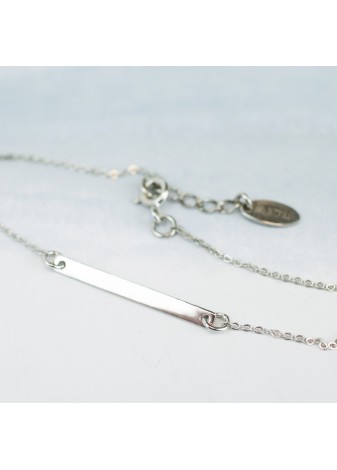 SREBRNA BRANSOLETKA KLASYCZNA REGULOWANA SREBRO 925 RODOWANE