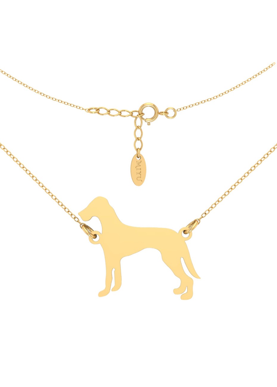 ZŁOTA BRANSOLETKA PIESEK OWCZAREK CHART ZŁOTO 999 SREBRO 925