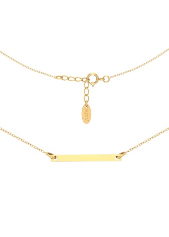 ZŁOTY NASZYJNIK Z PASKIEM...