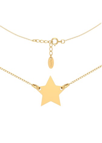 ZŁOTY NASZYJNIK Z GWIAZDĄ...