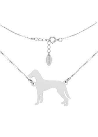 SREBRNY NASZYJNIK PIES...