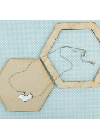 SREBRNY NASZYJNIK PIES YORK SREBRO 925 RODOWANY